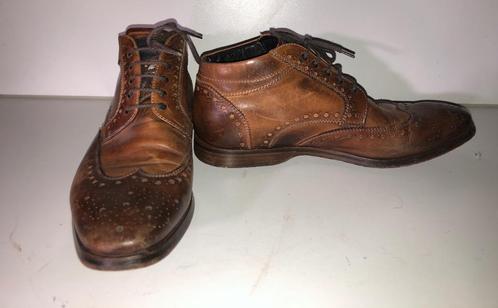 Giorgio bruin geheel leren herenschoenen maat 42, Kleding | Heren, Schoenen, Zo goed als nieuw, Bruin, Ophalen of Verzenden
