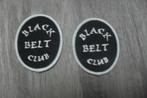 The Black belt club logo patch embleem, Hobby en Vrije tijd, Naaien en Fournituren, Nieuw, Verzenden