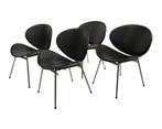 Set van vier vintage eetkamerstoelen Italië 1990 Design, Huis en Inrichting, Stoelen, Vintage, Gebruikt, Ophalen of Verzenden