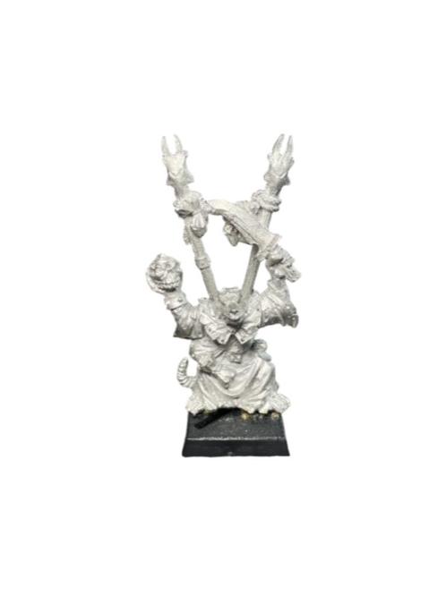 Warhammer Fantasy Old World Skaven Warlock, Hobby en Vrije tijd, Wargaming, Zo goed als nieuw, Warhammer, Figuurtje(s), Ophalen of Verzenden