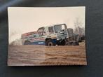 persfoto kleur DAF 95 X1 in actie Paris Dakar 1988, Ophalen of Verzenden, Zo goed als nieuw, Auto's