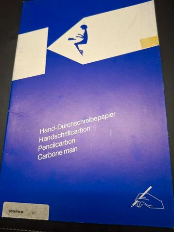 Carbonpapier beschikbaar voor biedingen