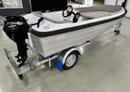 Gentle 435 Sloep Vaarklaar.incl,Trailer, Boot, Motor.€8450,-, Watersport en Boten, 10 tot 30 pk, Nieuw, Ophalen of Verzenden, 3 tot 6 meter