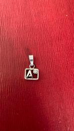 925 Sterling zilver hanger letter A, Ophalen of Verzenden, Gebruikt, Zilver, Kruis of Symbool