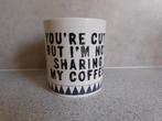 Mok 300 ml. You're Cute... Noir Blond Amsterdam, Blond Amsterdam, Ophalen of Verzenden, Zo goed als nieuw, Kop(pen) en/of Schotel(s)