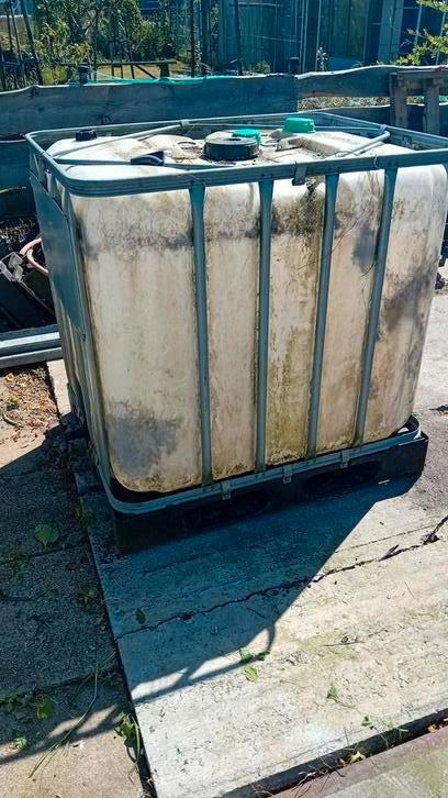 Dichte LBC container met kraantje, overloop etc, Tuin en Terras, Regentonnen, Kunststof, 150 liter of meer, Met kraantje, Ophalen