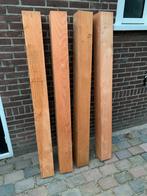 4 Douglas palen 15x15, Tuin en Terras, Palen, Balken en Planken, Ophalen, Zo goed als nieuw, 250 cm of meer, Palen