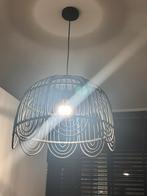 Zwarte Bamboe Hanglamp, Huis en Inrichting, Lampen | Hanglampen, Ophalen of Verzenden, Zo goed als nieuw, Hout, Minder dan 50 cm