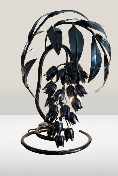 Hans kögl tafellamp wisteria blauweregen, Huis en Inrichting, Lampen | Tafellampen, Gebruikt, Minder dan 50 cm, Ophalen of Verzenden