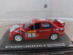 Mitsubishi Lanced Evo VI 1/43 editions Altaya, Hobby en Vrije tijd, Modelauto's | 1:43, Verzenden, Nieuw, Auto, Overige merken
