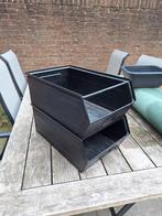 Magazijn bakken. Metaal. Schafer 2x, Doe-het-zelf en Verbouw, Kratten en Dozen, Ophalen of Verzenden, Minder dan 50 cm, Minder dan 40 cm