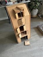 HOUTEN PAKHUIS-POPPENHUIS, Kinderen en Baby's, Speelgoed | Poppenhuizen, Ophalen of Verzenden, Gebruikt, Poppenhuis