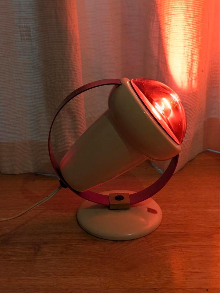Vintage Philips infrarood lamp, Huis en Inrichting, Lampen | Tafellampen, Minder dan 50 cm, Ophalen