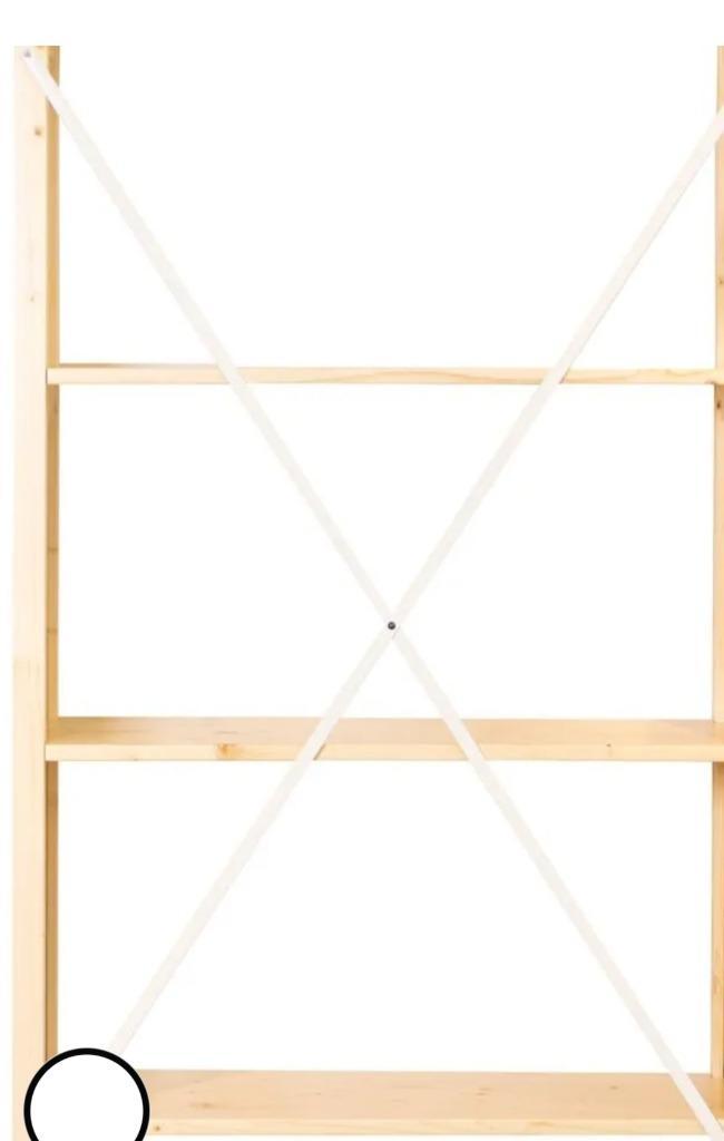 Lundia schoring diagonaal wit type: LADM, Huis en Inrichting, Kasten | Overige, Zo goed als nieuw, Ophalen