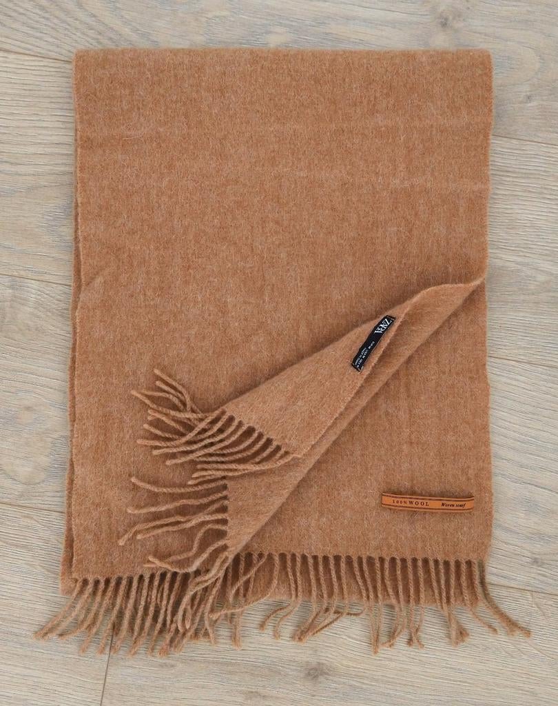 100% wollen camel bruine sjaal van Zara, Kleding | Dames, On-line, Zara, Zo goed als nieuw, On-line