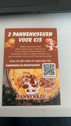 Voucher Pannenkoe, Tickets en Kaartjes, Kortingen en Cadeaubonnen