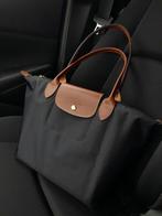 Longchamp Le Pliage Original L Black, Verzenden, Zo goed als nieuw, Zwart, Overige merken