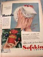 Make up reclame uit 1947 uit the Life, Verzamelen, Ophalen of Verzenden, Gebruikt, Reclamebord