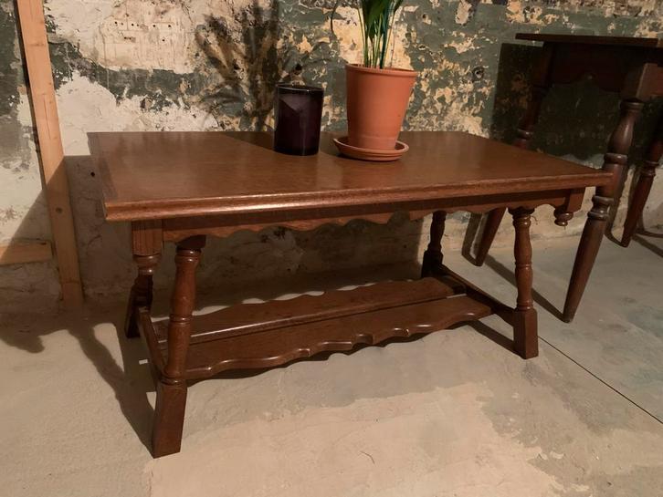 Vintage Salontafel - Charmant en Uniek, Huis en Inrichting, Tafels | Salontafels, Gebruikt, Minder dan 50 cm, 50 tot 100 cm, 100 tot 150 cm