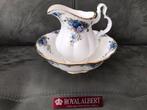 Royal albert MOONLIGHT ROSE GROOT LAMPETSTEL 💙🤍💙🤍, Verzamelen, Ophalen, Zo goed als nieuw, Kop en/of schotel