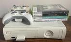 XBOX 360 WHITE, 2 CONTROLLERS, 20GB HD EN 4 GAMES, Spelcomputers en Games, Spelcomputers | Xbox 360, Met 2 controllers, 360 Arcade of Core