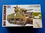 TAMIYA	35190	U.S. Medium Tank M4 Sherman 1/35 incl alu gun, 1:32 tot 1:50, Nieuw, Tamiya, Tank