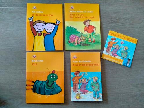 Boek toppers - 4 boeken + 1 luister cd, AVI 1 t/m 6, Boeken, Kinderboeken | Jeugd | onder 10 jaar, Zo goed als nieuw, Ophalen of Verzenden