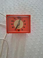 Jaren 70 wekker van de Hema, Witgoed en Apparatuur, Wekkers, Ophalen of Verzenden, Zo goed als nieuw, Analoog