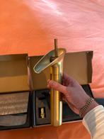 Luxe Gouden waterval kraan, Doe-het-zelf en Verbouw, Sanitair, Ophalen of Verzenden, Zo goed als nieuw, Kraan