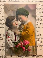 1934 Hartelijk Gefeliciteerd - twee meisjes (NN), Verzamelen, Ophalen of Verzenden, 1920 tot 1940, Gelopen, Kinderen