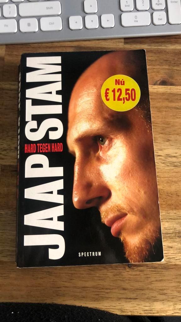 J. Stam - Hard tegen hard, Boeken, Biografieën, Zo goed als nieuw, Sport, Ophalen of Verzenden