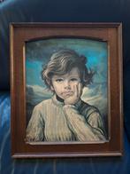 Schilderij "huilend kind", Jaren Vijftig/Zestig kitsch., Ophalen of Verzenden