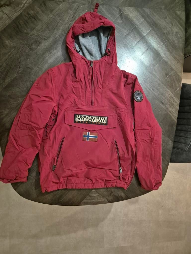 Rode Napapijri jas maat M, Zo goed als nieuw, Napapijri, Rood, Ophalen
