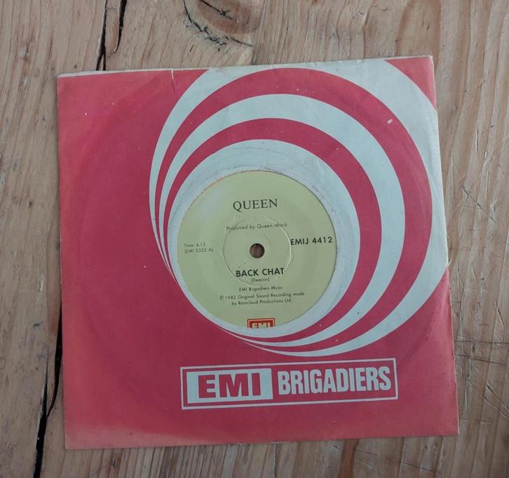 Queen - Back Chat (Zuid Afrika 1982) 7", Cd's en Dvd's, Vinyl Singles, Gebruikt, Single, Pop, 7 inch, Ophalen of Verzenden