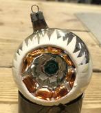 Vintage kerstbal groen hart, Diversen, Kerst, Ophalen of Verzenden, Onbekend, Onbekend, Onbekend