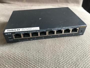 TP-Link 8 port 1GB managed switch (4x POE) TL-SG108PE v2.1 beschikbaar voor biedingen