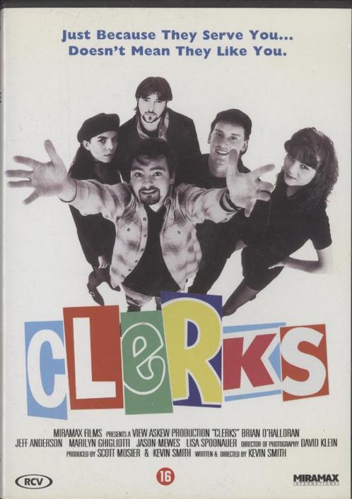 31) Clerks: met Brian O'Halliran en Jeff Anderson, Cd's en Dvd's, Dvd's | Komedie, Gebruikt, Actiekomedie, Vanaf 16 jaar, Ophalen of Verzenden