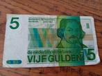 Briefje 5 gulden 1973, Ophalen