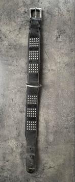 Zwart leer honden halsband. 65 cm bij 5 cm, Ophalen of Verzenden, Zo goed als nieuw