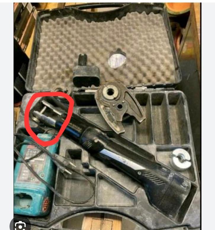 Uponor mini perstang gebroken. Ik zoek onderdelen, Doe-het-zelf en Verbouw, Gereedschap | Handgereedschap, Ophalen of Verzenden