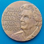Penning Koningin Juliana 70 jaar - 1979, Postzegels en Munten, Penningen en Medailles, Verzenden, Brons, Nederland