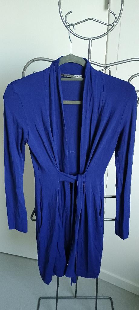 Vest Cora Kemperman, Kleding | Dames, Truien en Vesten, Zo goed als nieuw, Maat 36 (S), Blauw, Ophalen of Verzenden