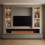 Luxe cinewall op maat – inclusief montage, Ophalen, Nieuw, Inbouwhaard, Elektrische haard