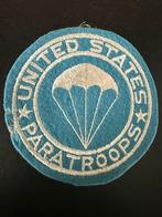 Originele Amerikaanse Airborne patch uit WO2, US patch, Ophalen of Verzenden, Amerika, Embleem of Badge