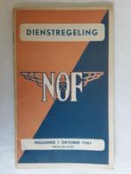 DOKKUM, NOF DIENSTREGELING 1 OKTOBER 1961, Ophalen of Verzenden, Gebruikt, Bus of Metro, Boek of Tijdschrift