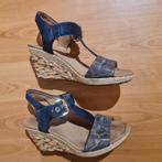 Gabor Donkerblauwe Sandaaltjes Sleehak Maat 4, Kleding | Dames, Schoenen, Blauw, Gabor, Zo goed als nieuw, Sandalen of Muiltjes