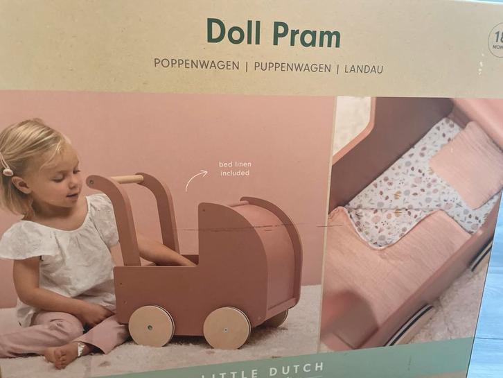 Little Dutch Poppenwagen - Nieuwstaat!, Kinderen en Baby's, Speelgoed | Poppen, Nieuw, Overige typen, Verzenden