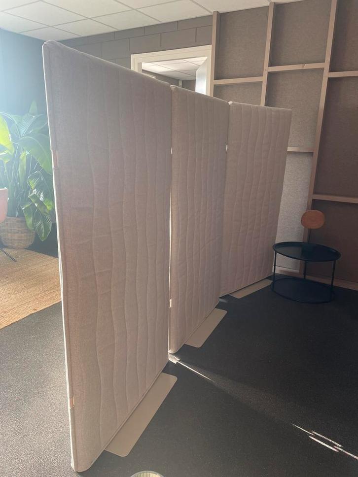 Ikea Mittzon kamerschermen, 3 delen, beige, z.g.a.n., Huis en Inrichting, Woonaccessoires | Kamerschermen, Zo goed als nieuw, Ophalen