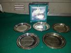 onderzetters verzilverd 5 x, Ophalen of Verzenden, 'T Olde Gre-j, Info@toldegrej.nl, Endepoelstraat 20f Didam
