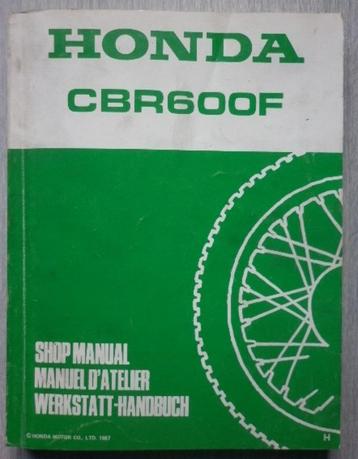 Honda CBR600 F shop manual (7513z) motor beschikbaar voor biedingen